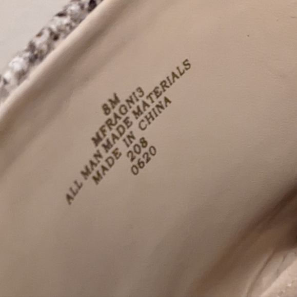 Marc Fisher RAGNI HEELED MULE python print - Picture 4 of 4